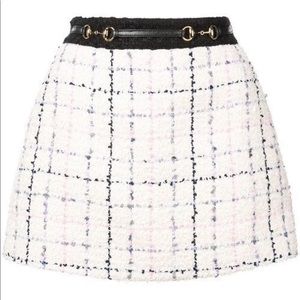 Gucci tweed mini skirt